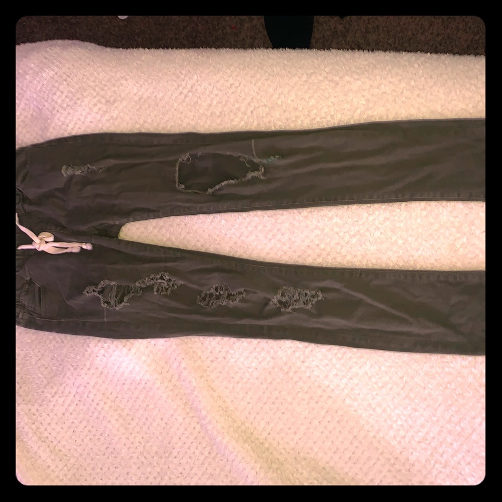 Olive Green Joggers